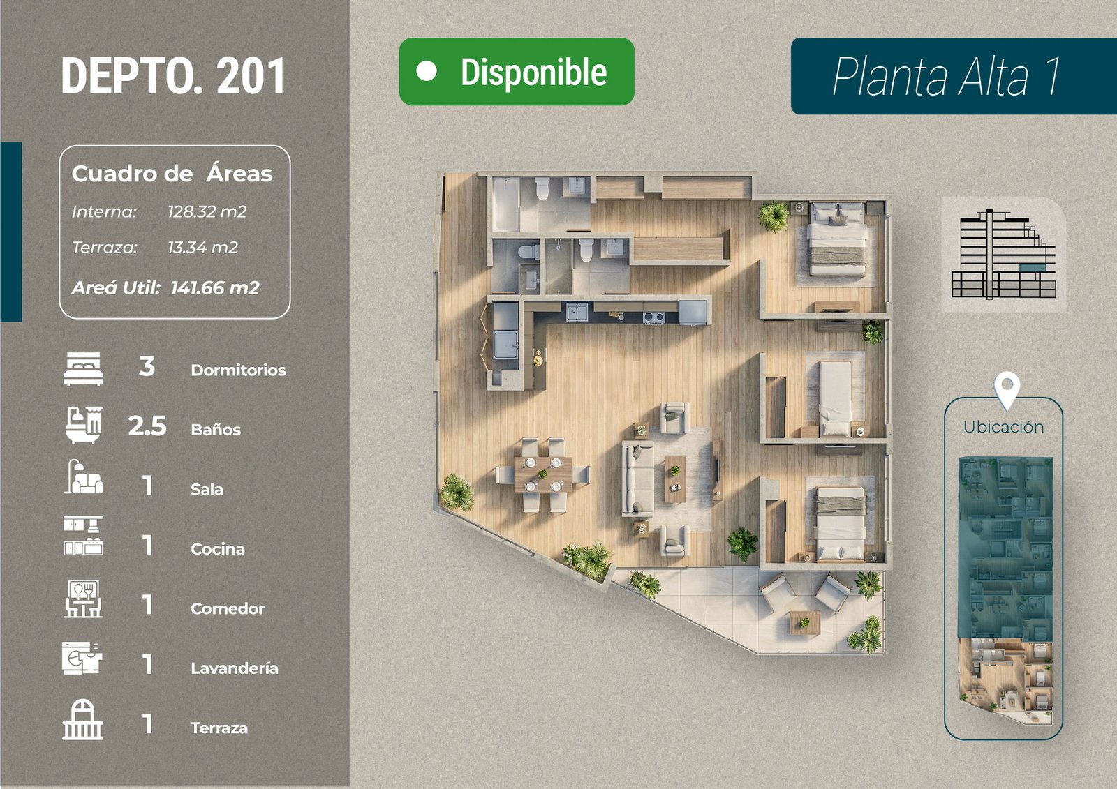 Departamentos 3 dormitorios - Ordoñez Lasso  - AURA - Imagen 2