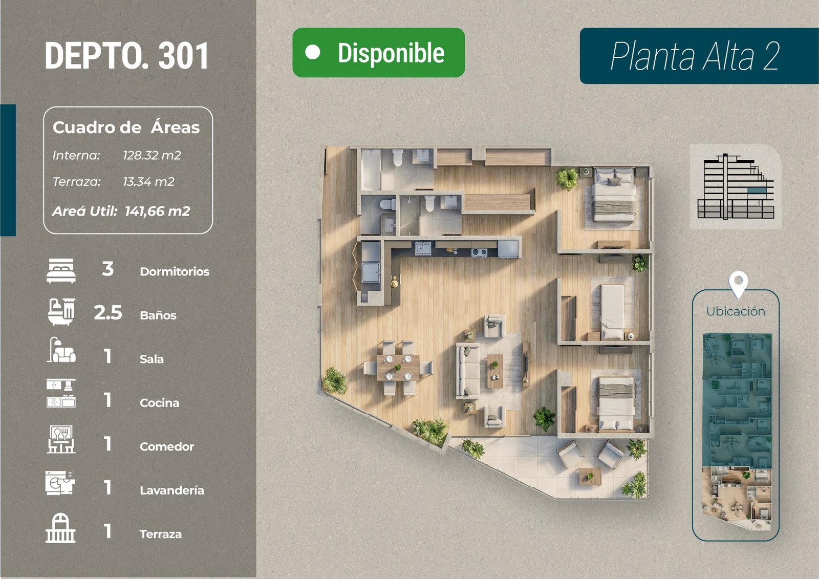 Departamentos 3 dormitorios - Ordoñez Lasso  - AURA - Imagen 3