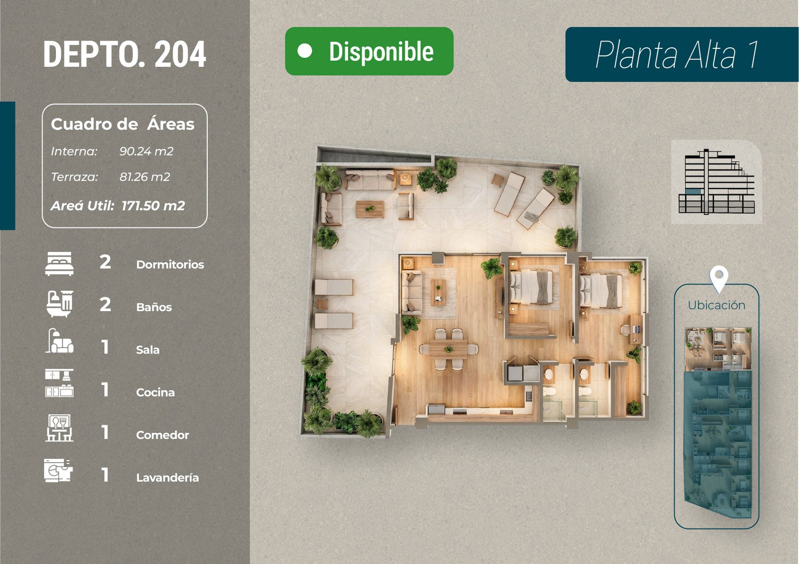 Departamentos 2 dormitorios - Ordóñez Lasso – AURA - Imagen 3